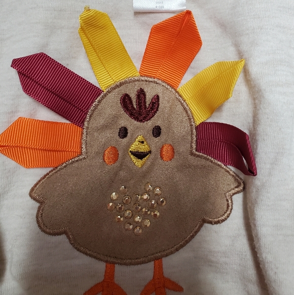 Little Lass Thanksgiving Outfit 3t - Picture 2 of 3